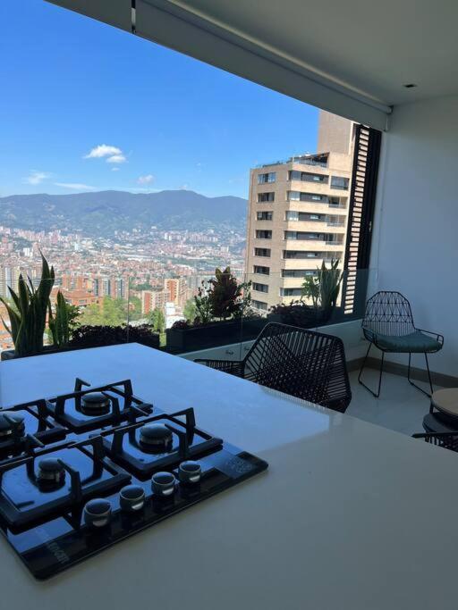 Appartamento Apartamento De Lujo Con La Mejor Vista De Medellín Esterno foto