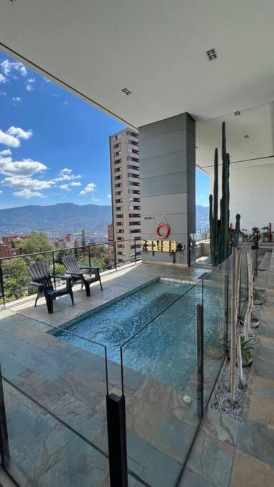 Appartamento Apartamento De Lujo Con La Mejor Vista De Medellín Esterno foto