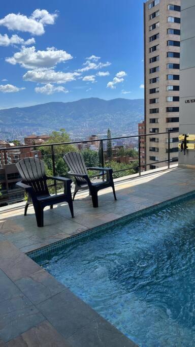 Appartamento Apartamento De Lujo Con La Mejor Vista De Medellín Esterno foto