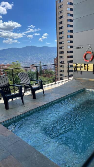 Appartamento Apartamento De Lujo Con La Mejor Vista De Medellín Esterno foto