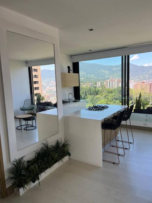 Appartamento Apartamento De Lujo Con La Mejor Vista De Medellín Esterno foto